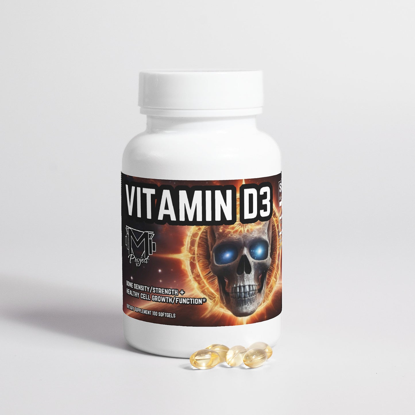 Vitamin D3 Softgels by Project M
