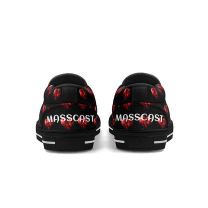 Explosive Hearts Valentine’s Day Edition Slip-on Shoes by Mass Cast