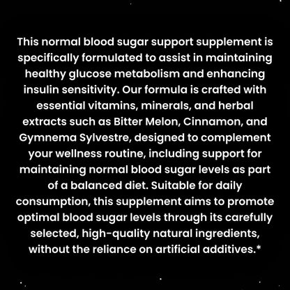 Normal Blood Sugar Support by Project M