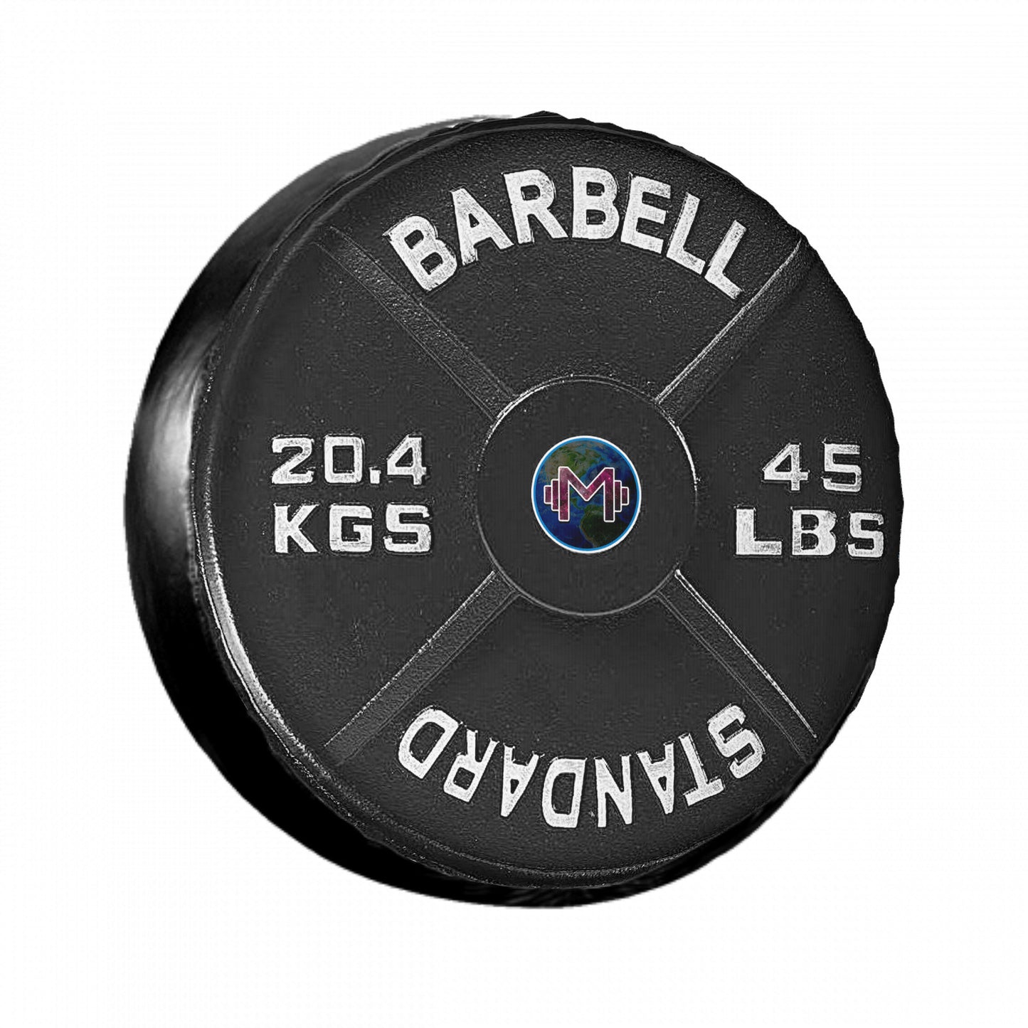 Mass Cast Barbell Tire cover