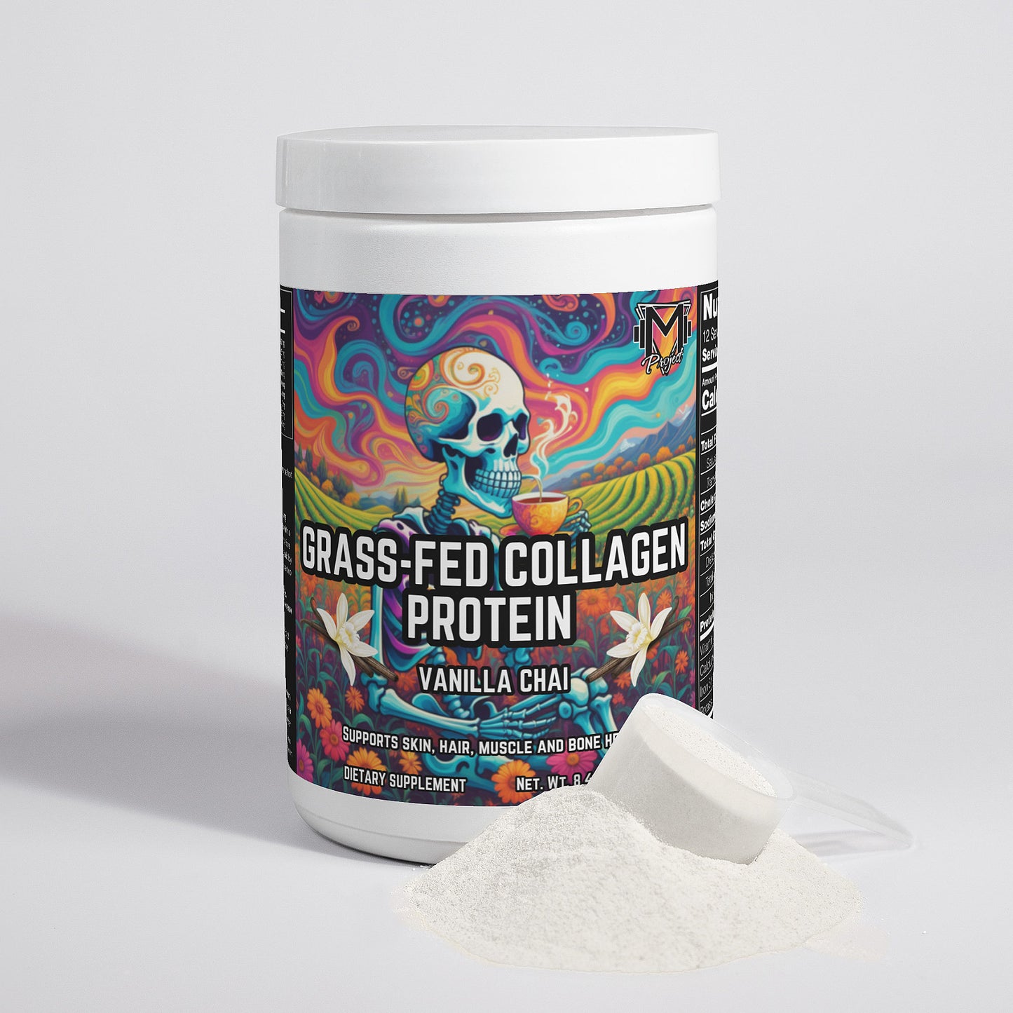 Grass-Fed Vanilla Chai Collagen Protein by Project M