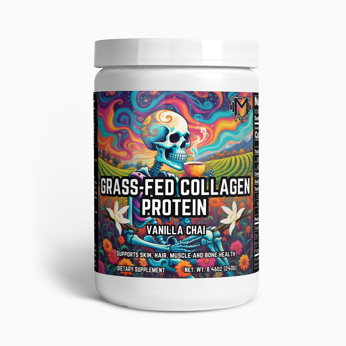 Grass-Fed Vanilla Chai Collagen Protein by Project M