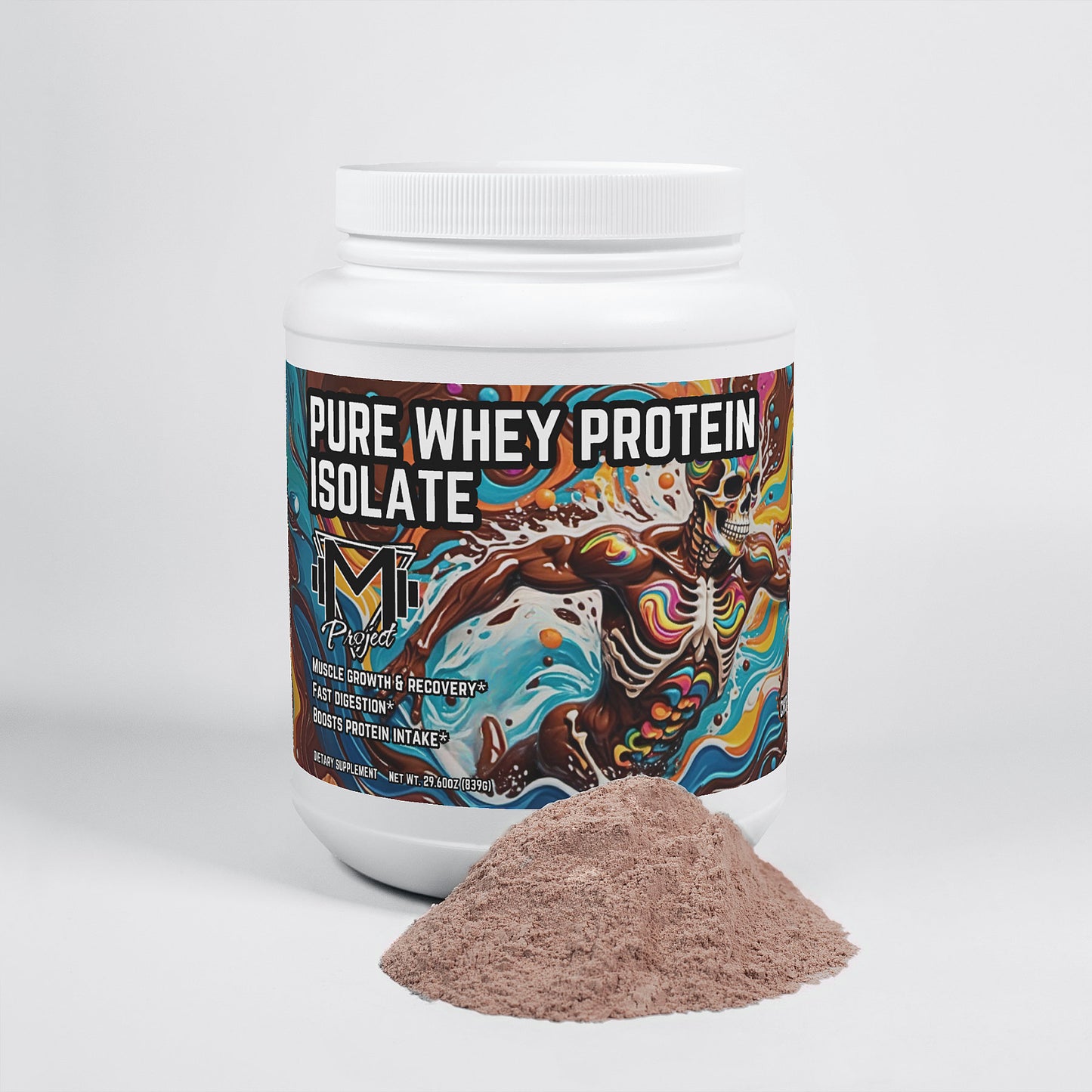 Pure Whey Protein Isolate 2lbs (Chocolate) by Project M