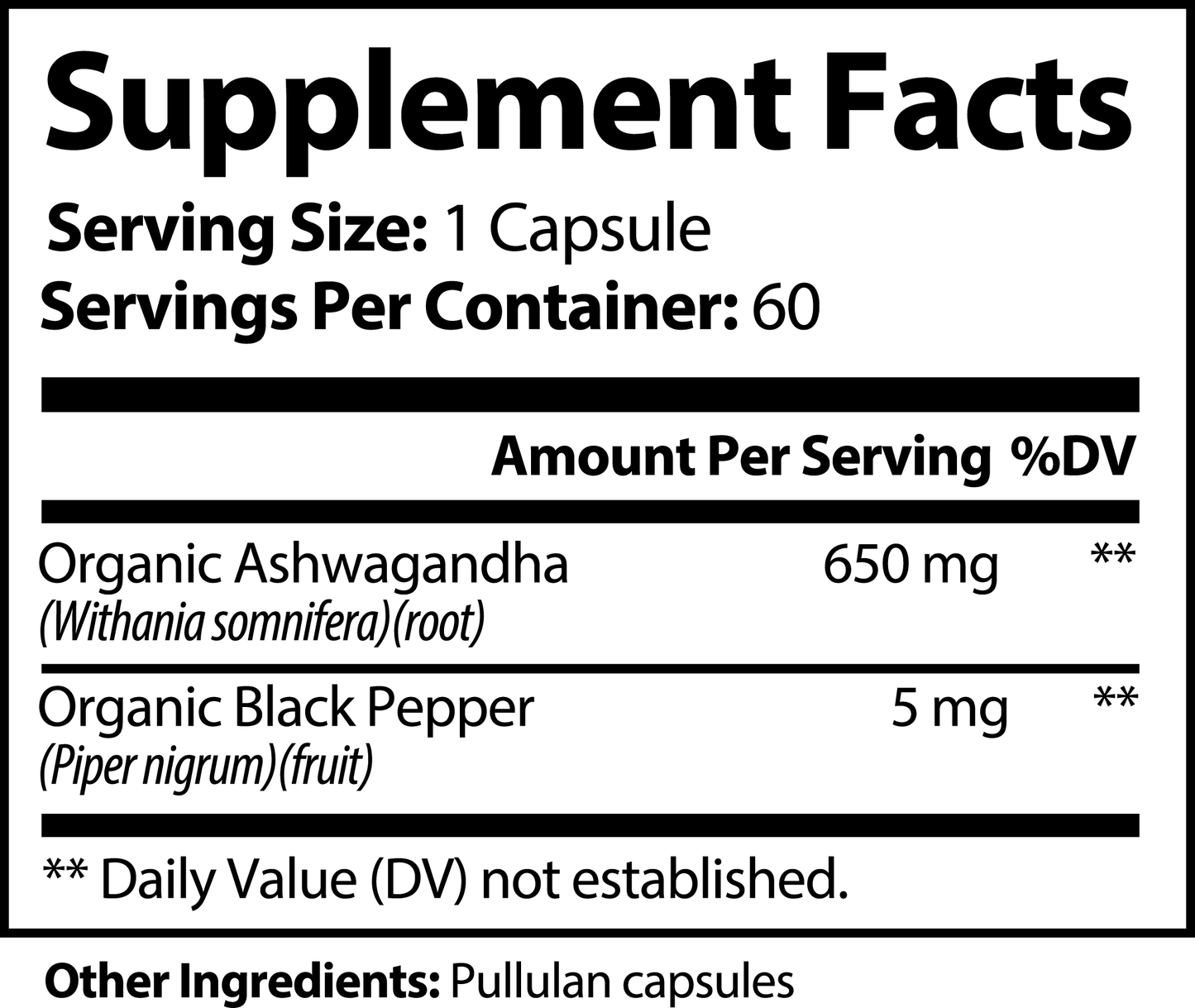Ashwagandha Stress Relief by Project M