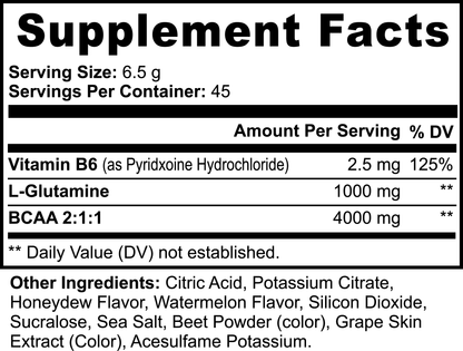 BCAA's (Honeydew Watermelon) 45 Servings by Project M