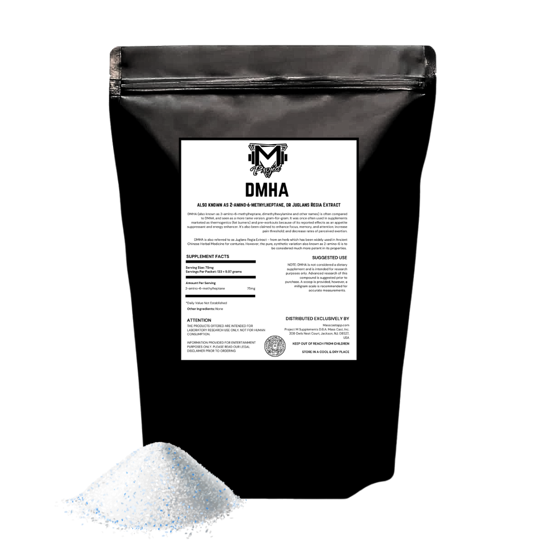 DMHA (Juglans Regia Extract) Powder - 100% Pure by Project M