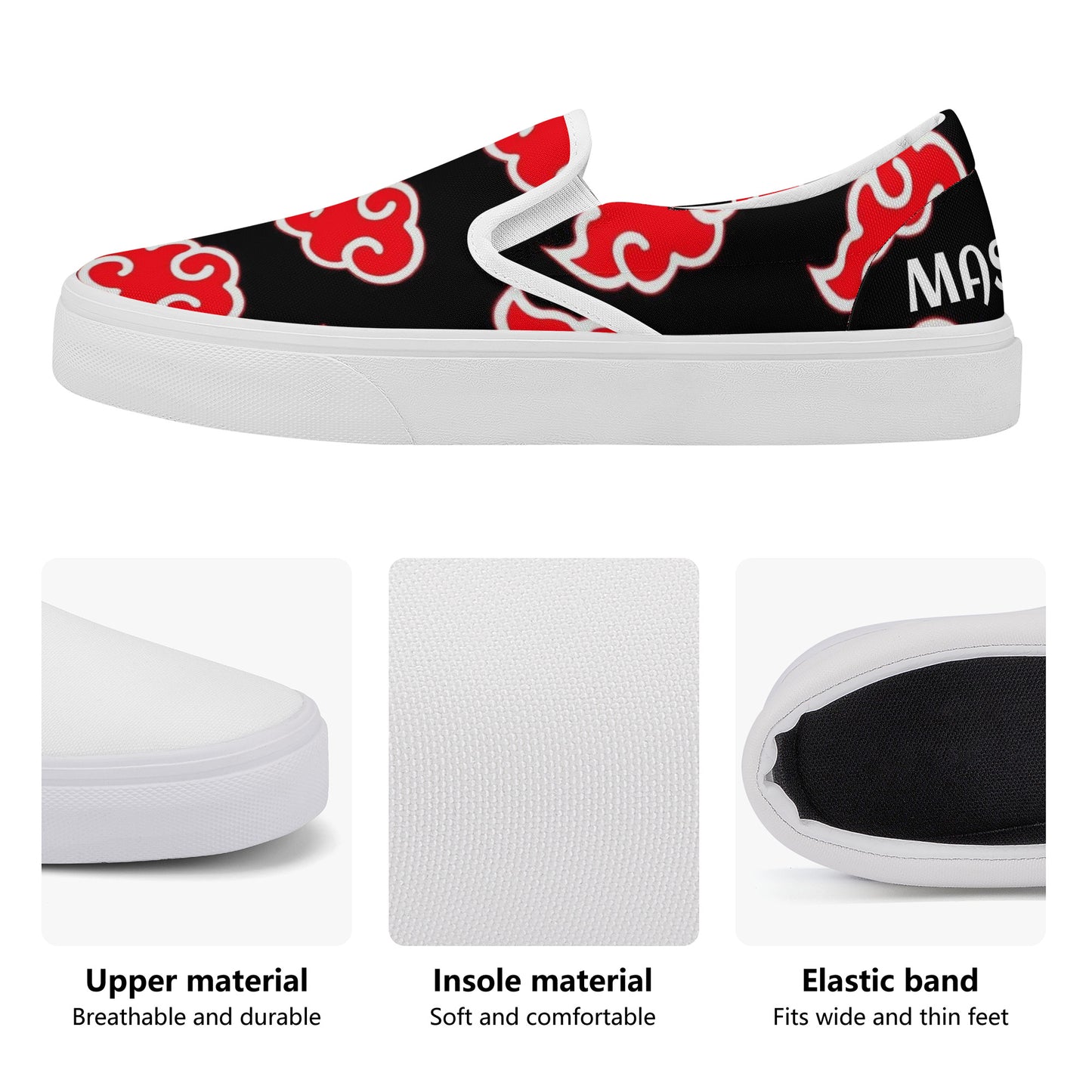 Red Cloud Slip On Shoes by Mass Cast