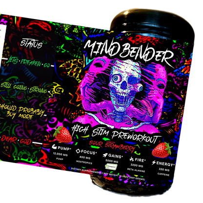 MINDBENDER 6.0 Nootropic High Stim Pre-Workout w/ Creapure - 40/20 Serving
