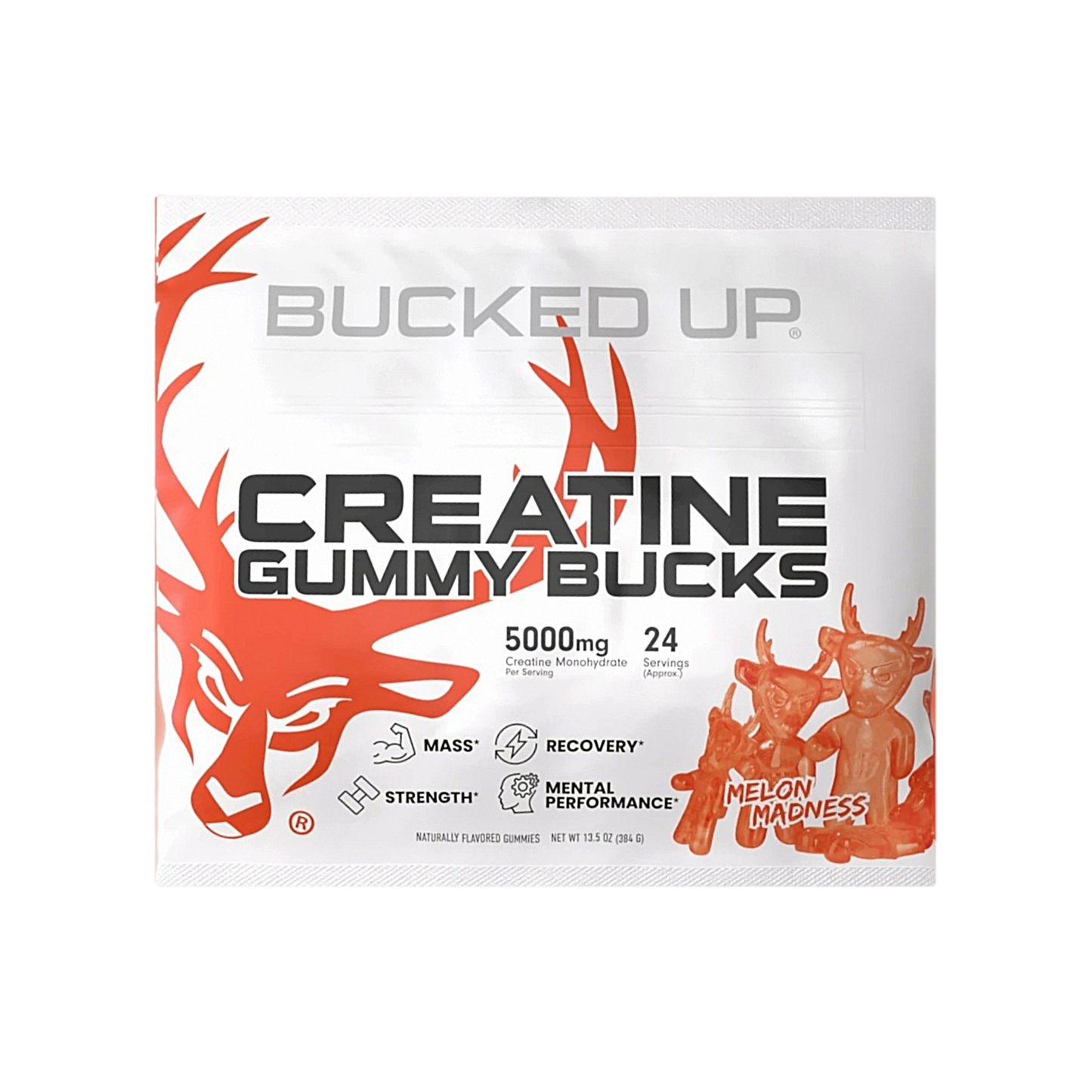 Creatine Gummy Bucks by Bucked Up