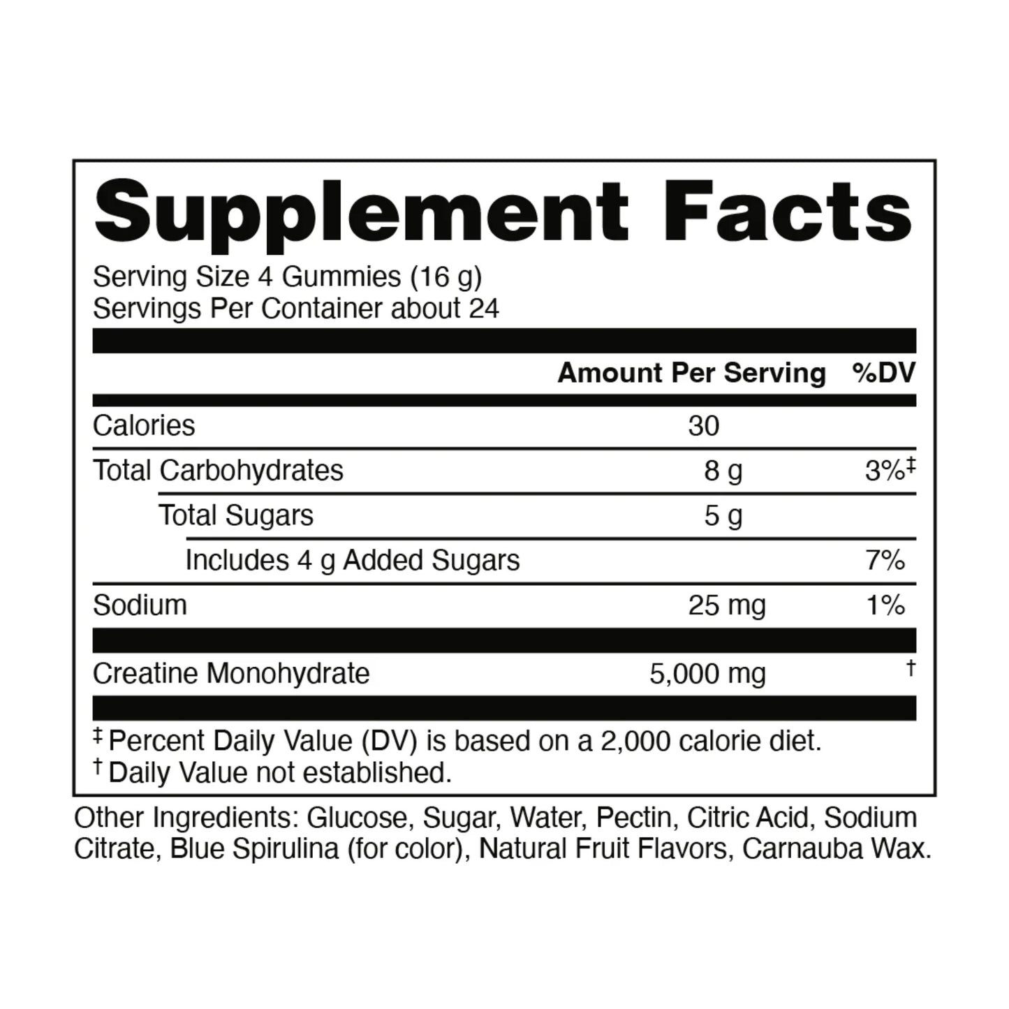 Creatine Gummy Bucks by Bucked Up