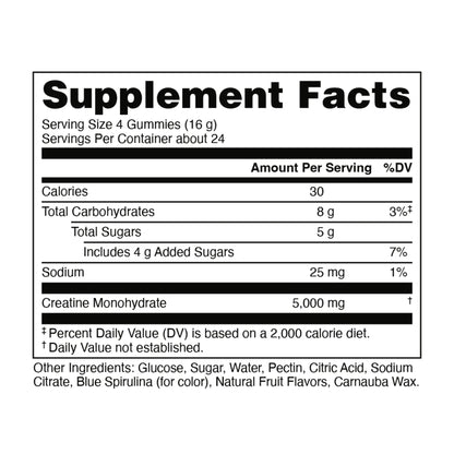 Creatine Gummy Bucks by Bucked Up