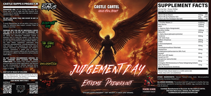 Judgement Day Extreme Preworkout by Castle Cartel Research