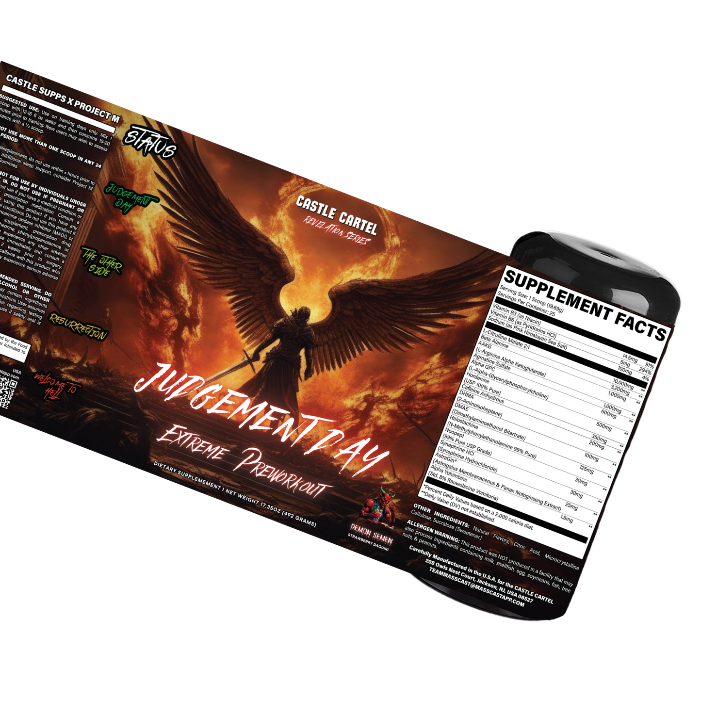 Judgement Day Extreme Preworkout by Castle Cartel Research