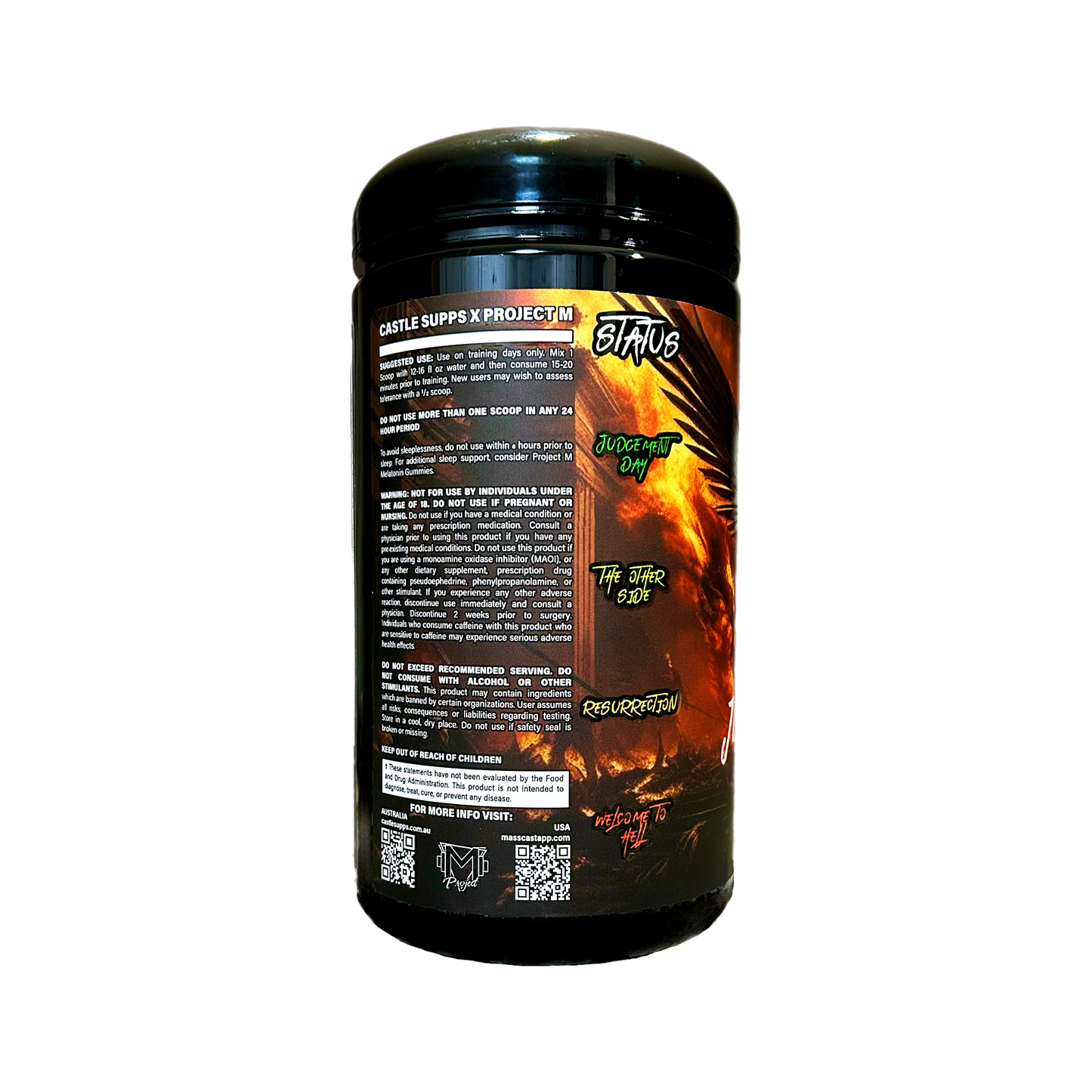 Judgement Day Extreme Preworkout by Castle Cartel Research