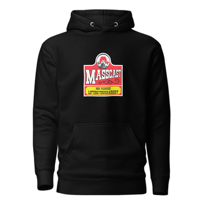 New Fashioned Lifting Tourney Soft Style Hoodie by Mass Cast
