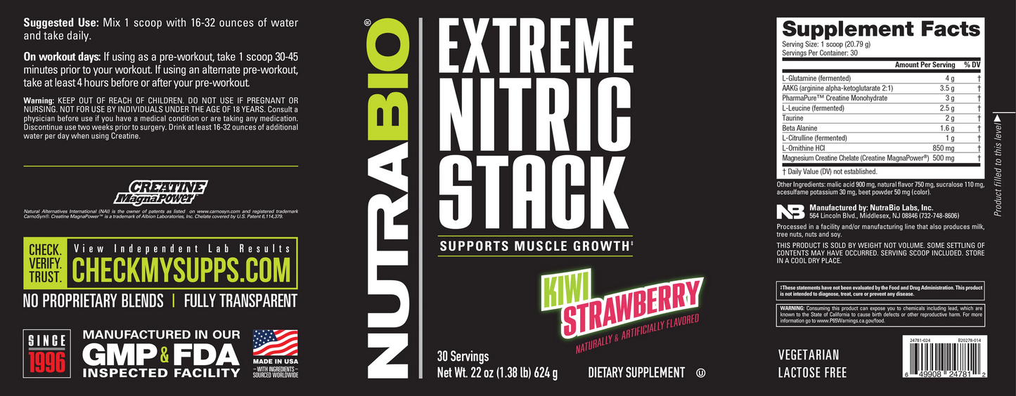 Extreme Nitric Stack