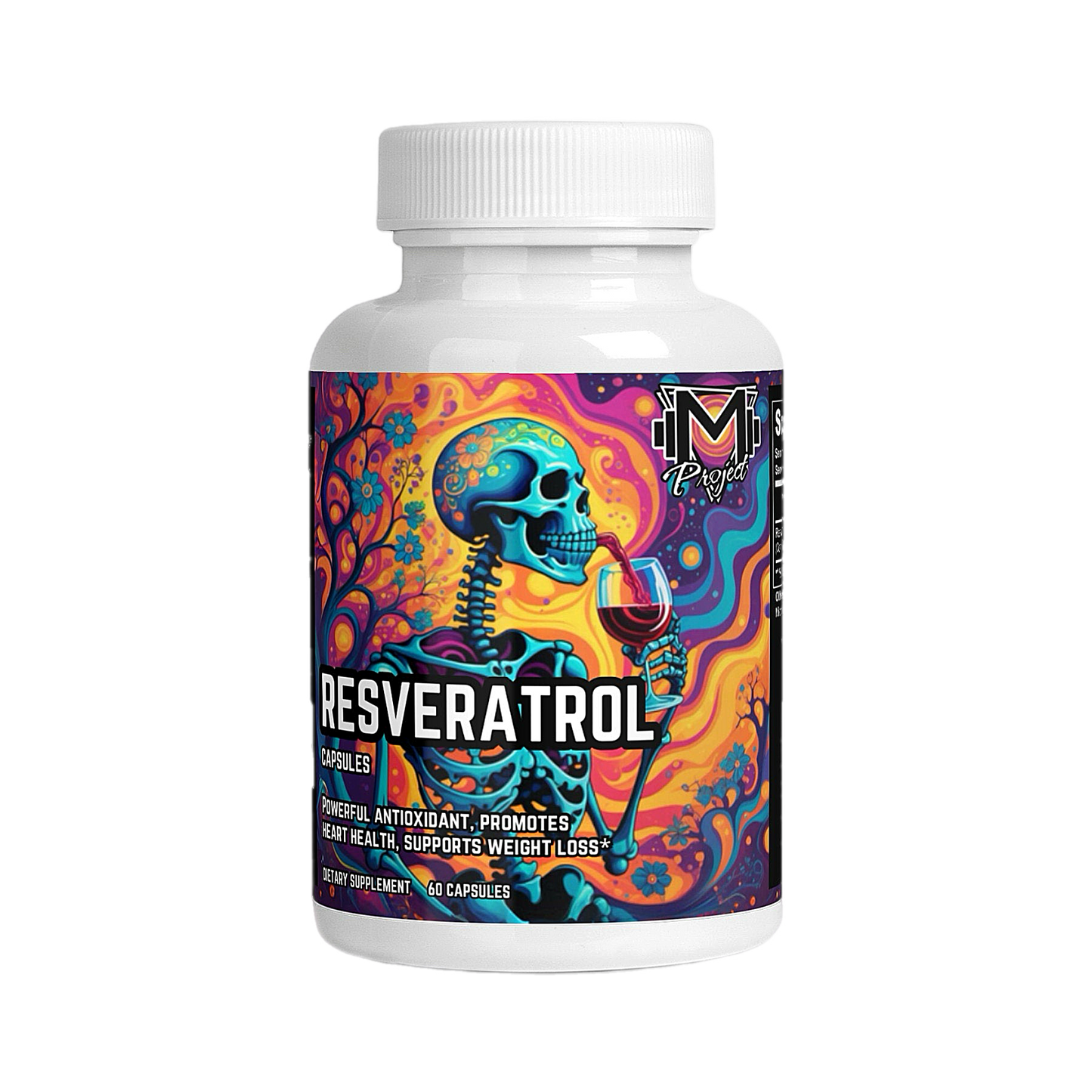 Resveratrol 50% 600mg by Project M