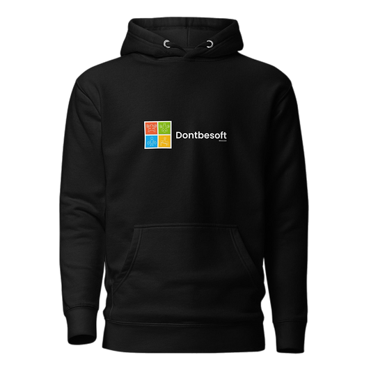 Don't Be Soft Soft Style Hoodie by Mass Cast