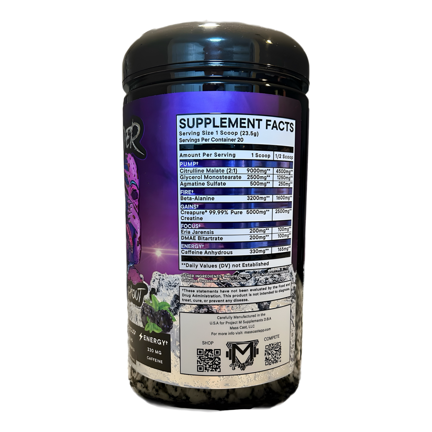 MINDBENDER 6.0 Nootropic High Stim Pre-Workout w/ Creapure - 40/20 Serving