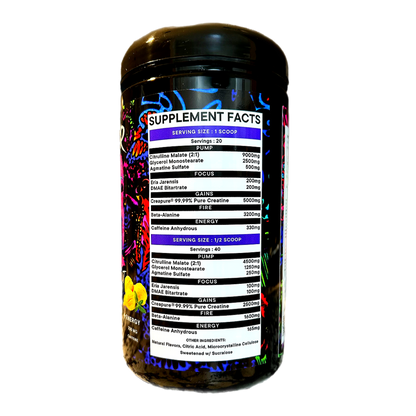 MINDBENDER 6.0 Nootropic High Stim Pre-Workout w/ Creapure - 40/20 Serving