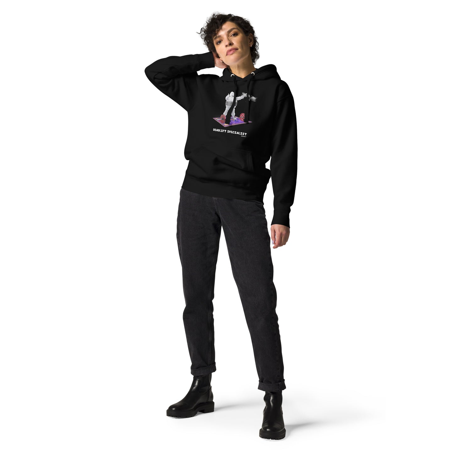 Deadlift Specialist Soft Style Hoodie by Mass Cast