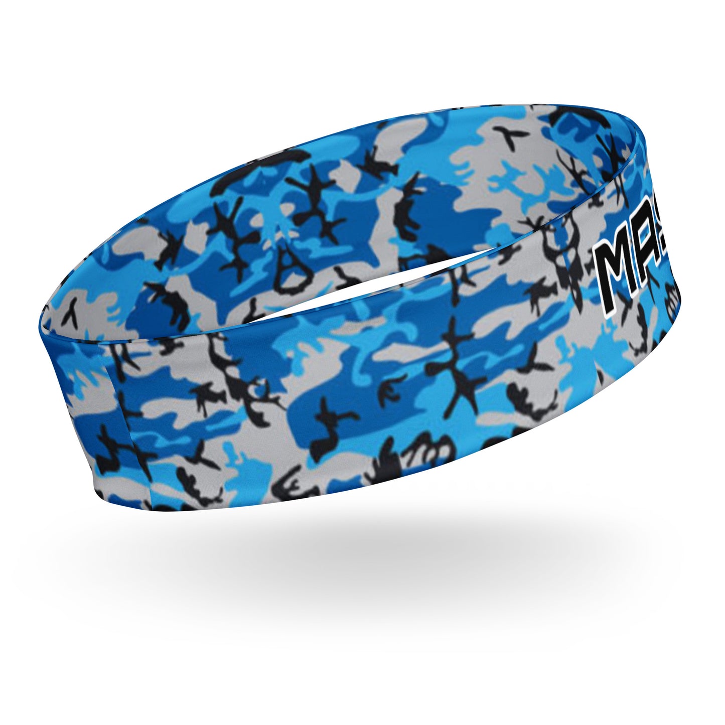 Blue Camo Mass Cast Headband