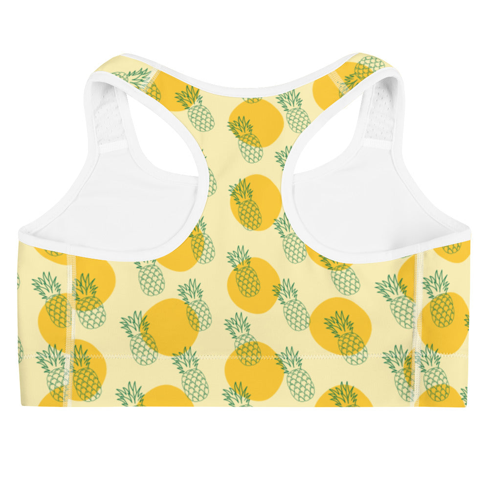 Mass Cast Pineapple Sports Bra