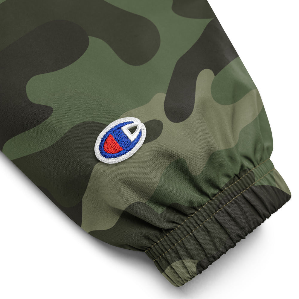 Mass Cast Embroidered Champion Packable Jacket