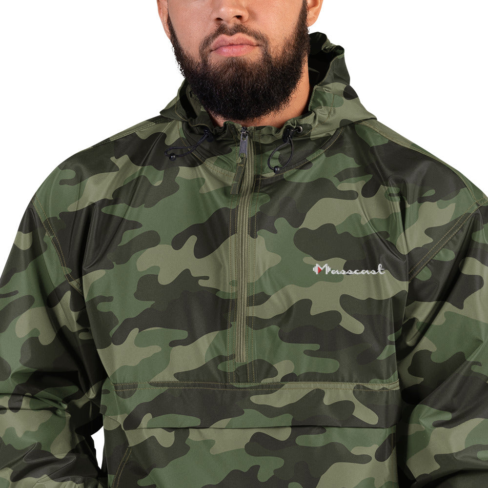 Mass Cast Embroidered Champion Packable Jacket