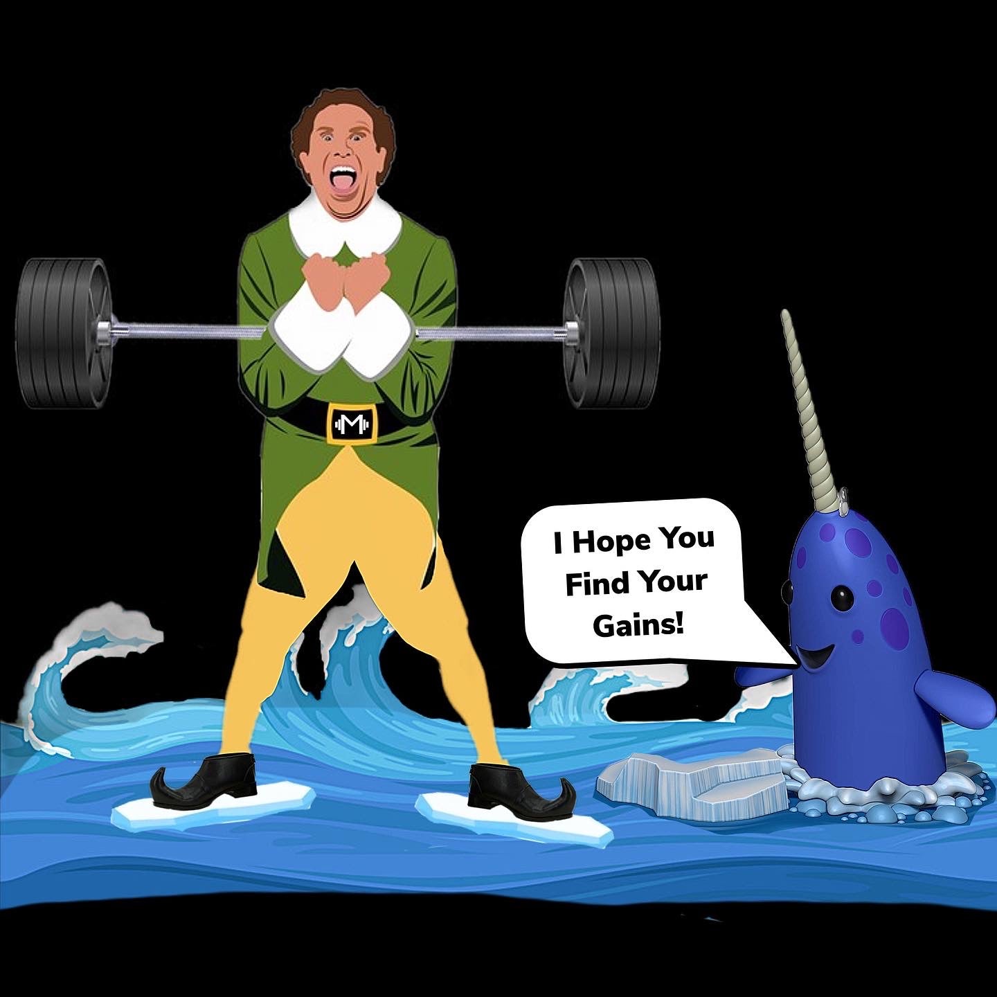 I Hope You Find Your Gains Mass Cast Tee