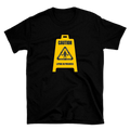 Caution Lifting In Progress Tee by Mass Cast