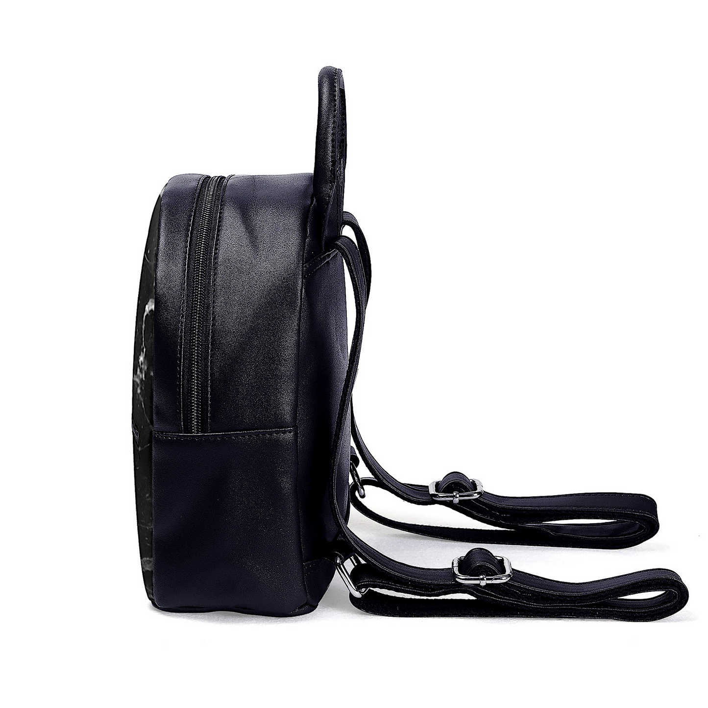 Mass Cast Mini Marble Leather Backpack