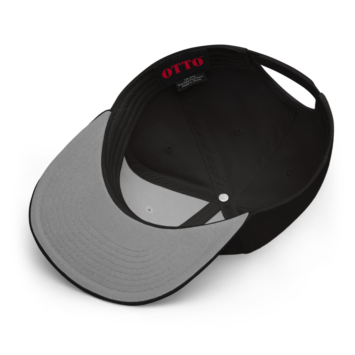 The Fire Snapback Hat - Black Edition