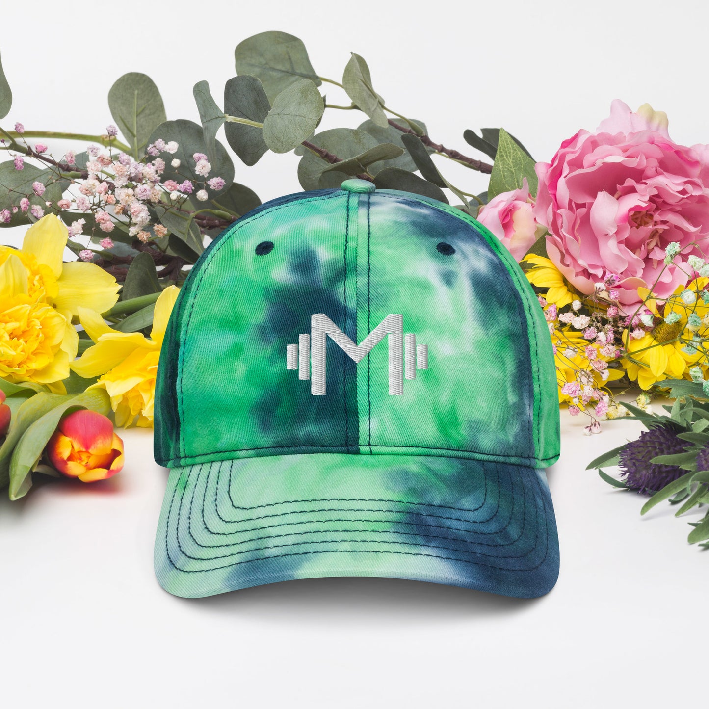 Classic M Mass Cast Tie dye hat