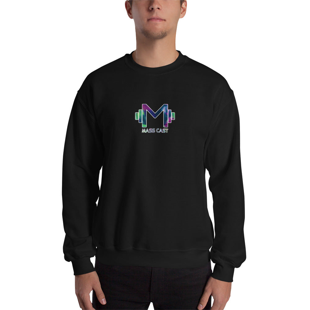 Purple Passion Tie - Dye Mass Cast Crew Sweatshirt